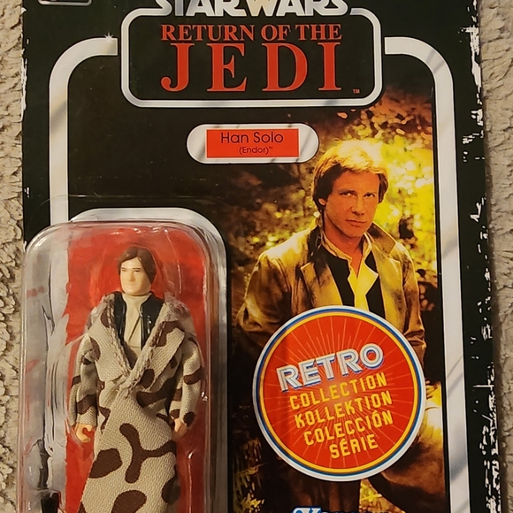 Star Wars Return of the Jedi Han Solo Endor Action Figure - Picture 2 of 6